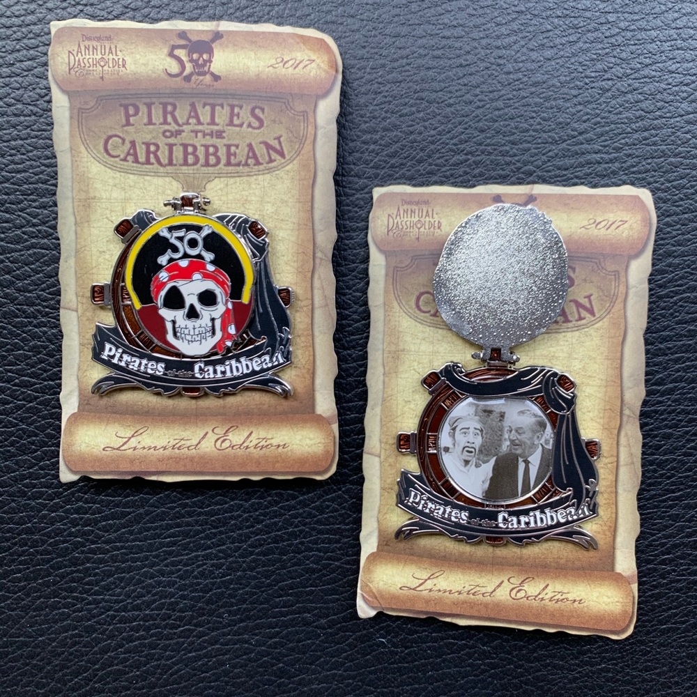 Disney Pirates 50th Walt Pic Limited Ed AP Pin NWT